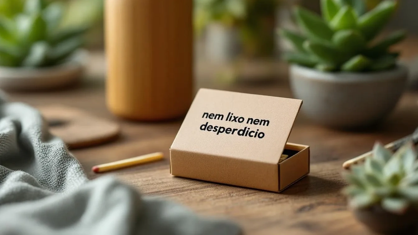 Nem lixo nem desperdício, esta caixa de fósforos vai surpreender