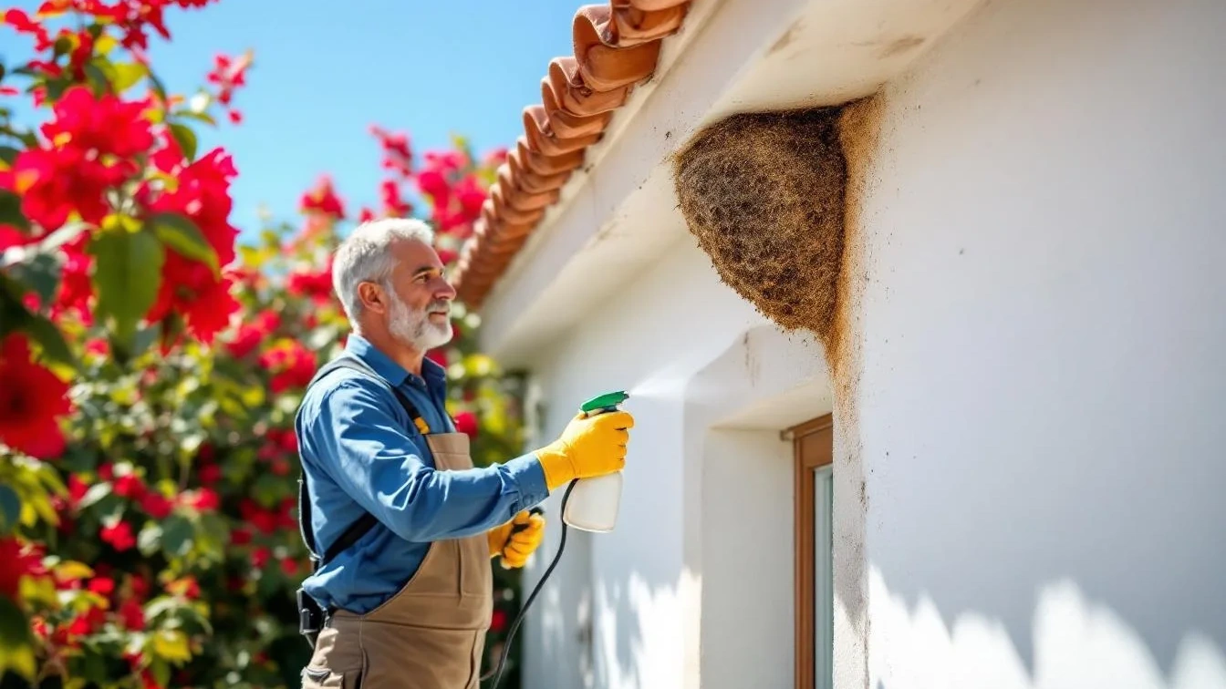 Nem spray nem veneno, este truque elimina o ninho de vespas facilmente