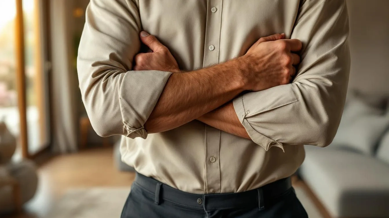 O que significa quando alguém cruza os braços durante uma conversa