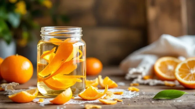 Por que deve deixar cascas de laranja em infusão com vinagre
