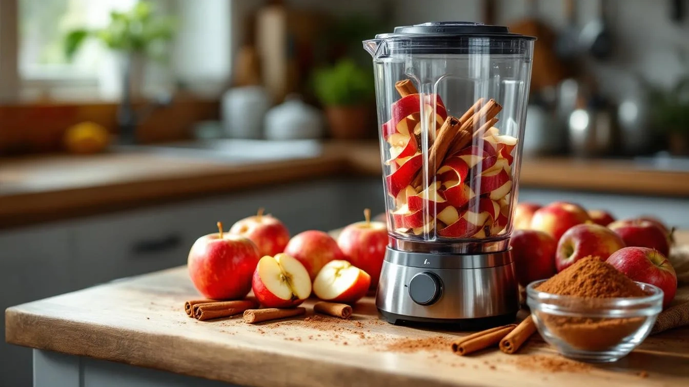 Porque as cascas de maçã com canela no liquidificador funcionam tão bem