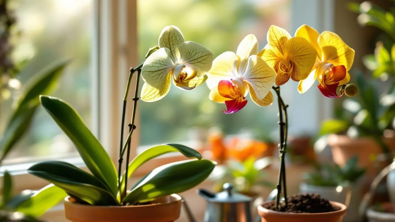 Porque as suas orquídeas têm folhas amarelas e como resolver sem stress