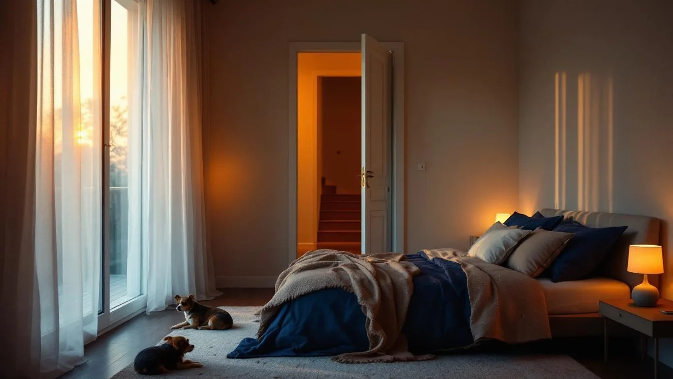 Porque dormir com a porta do quarto aberta pode afetar o seu sono