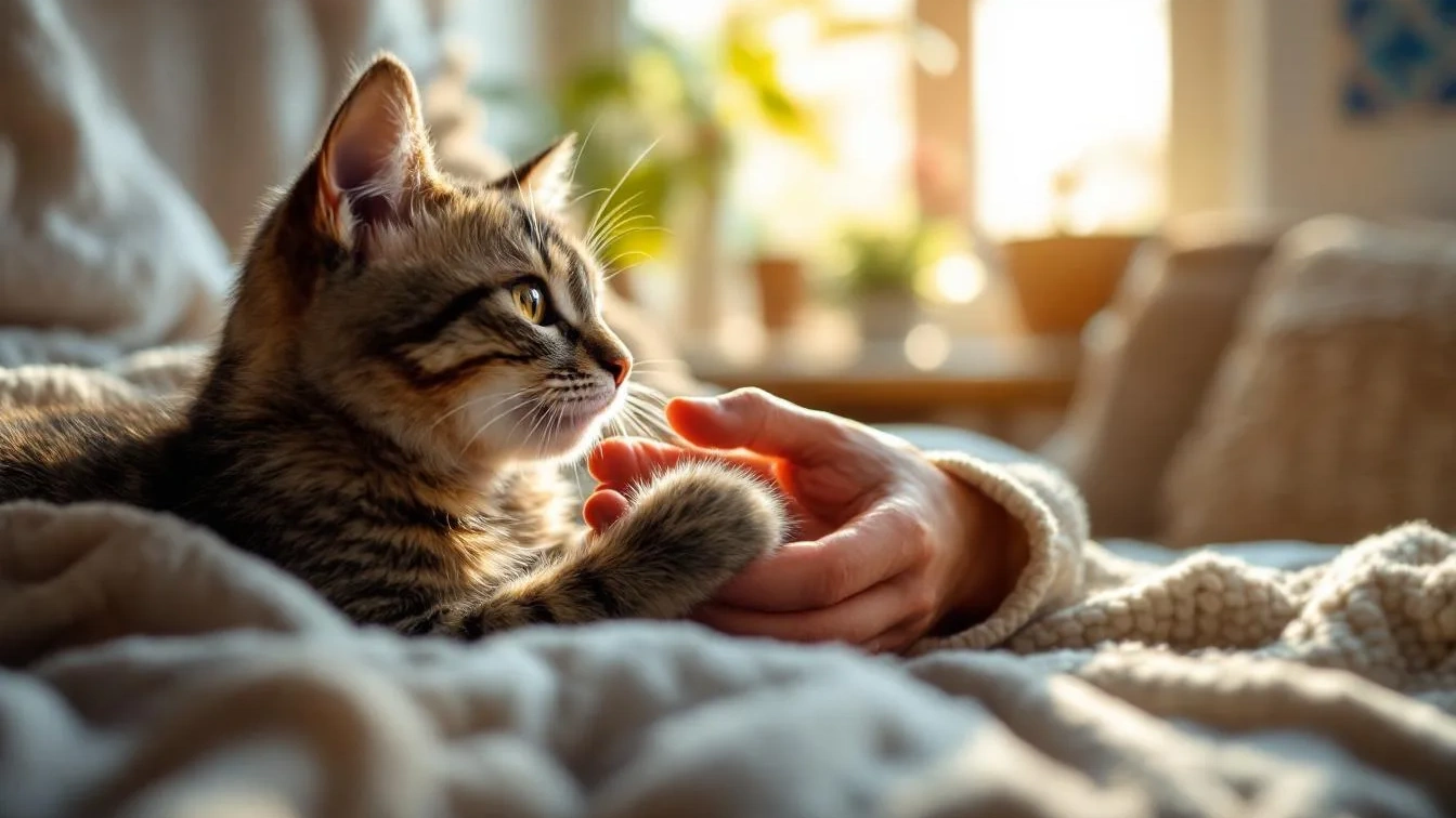 Porque é que a gata amassa o dono com as patas? O zoólogo revelou