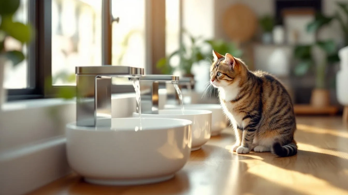 Um veterinário revela quantos bebedouros de água o seu gato precisa