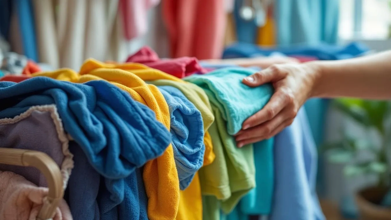 Uma dona de casa revela como renovar roupa desbotada sem limpeza a seco