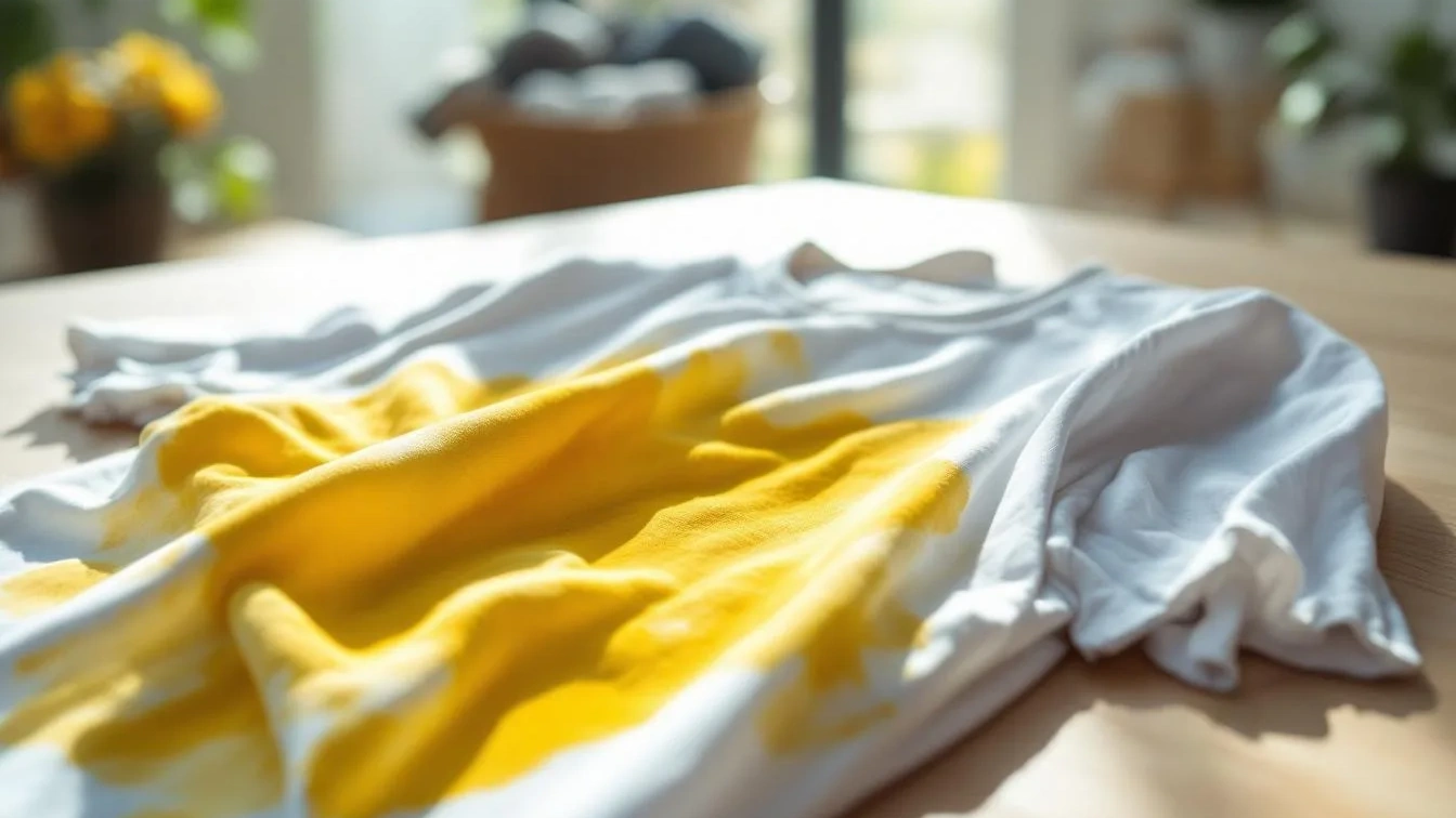 Uma especialista revela como remover manchas de suor com soluções caseiras