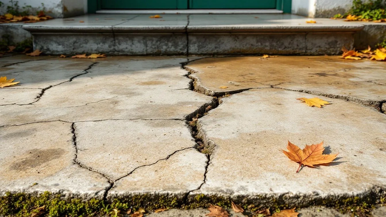As causas da deterioração do betão nas entradas de casa
