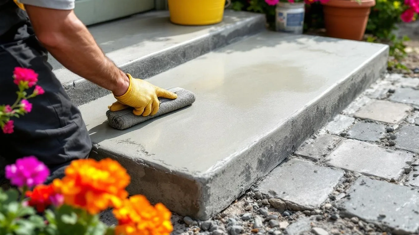 Como evitar que o betão se solte da entrada de casa