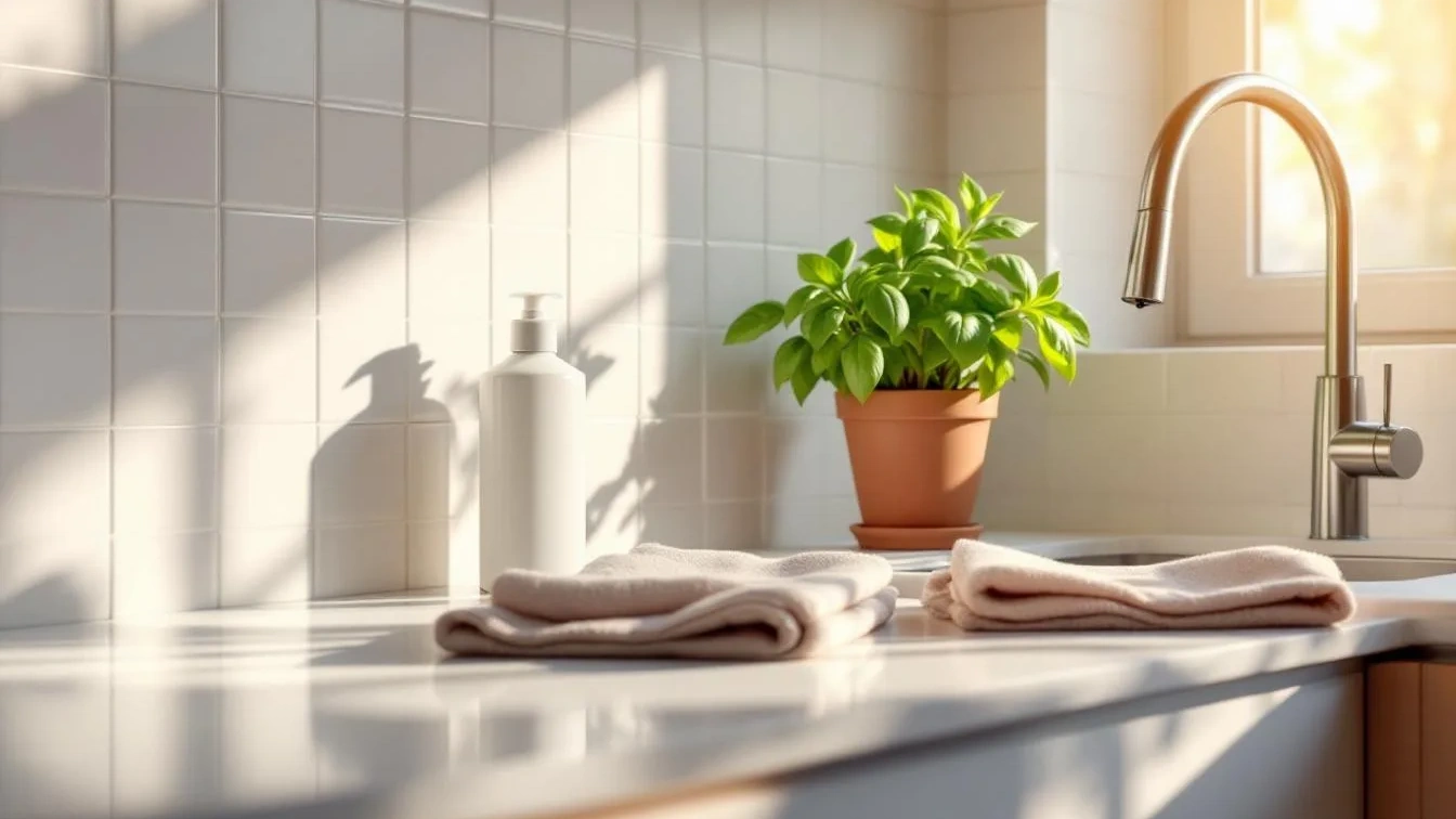 O método que remove manchas dos balcões de cozinha facilmente