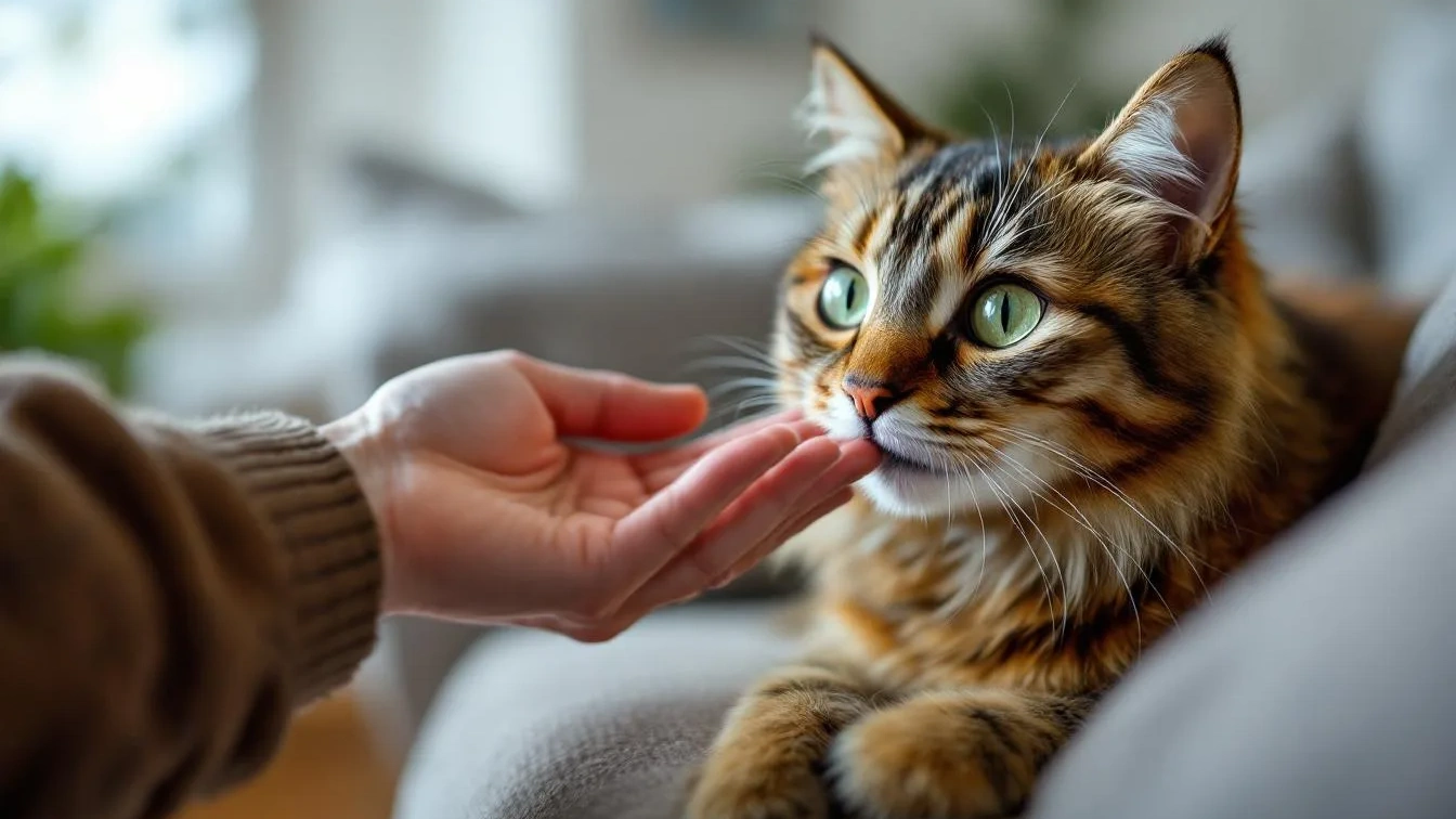 Por que motivo os gatos mordem os dedos dos donos, segundo especialistas