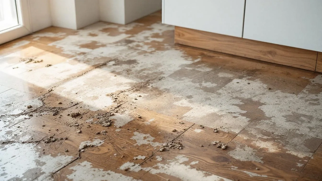 Por que os seus soalhos continuam sujos mesmo após limpeza cuidadosa