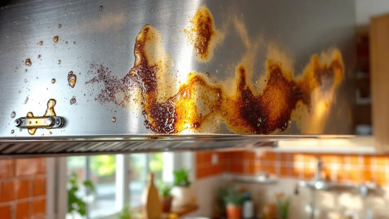 Porque a sua hotte continua gordurosa mesmo após a limpeza