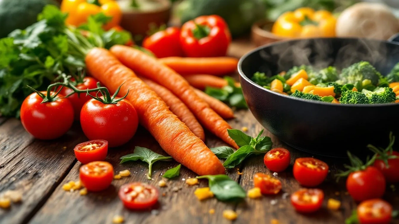 Porque alguns legumes são mais saudáveis cozinhados do que crus