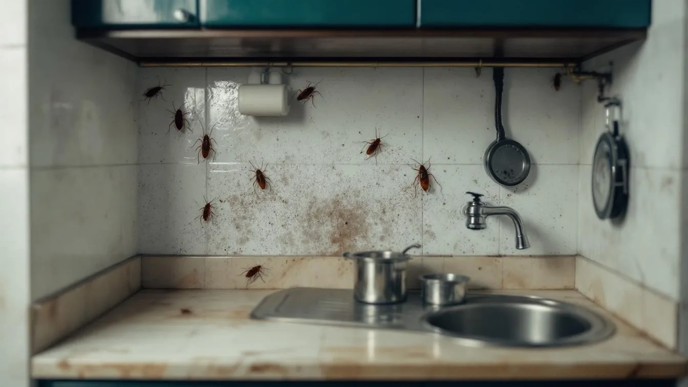 Porque as baratas se escondem frequentemente nestes locais da sua casa