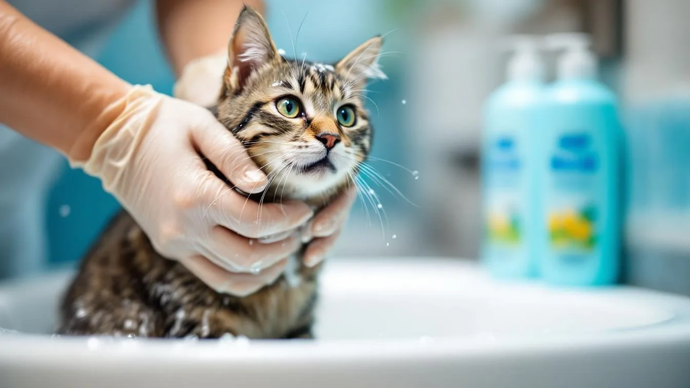 Porque não devemos lavar os gatos com champô humano segundo um zoólogo