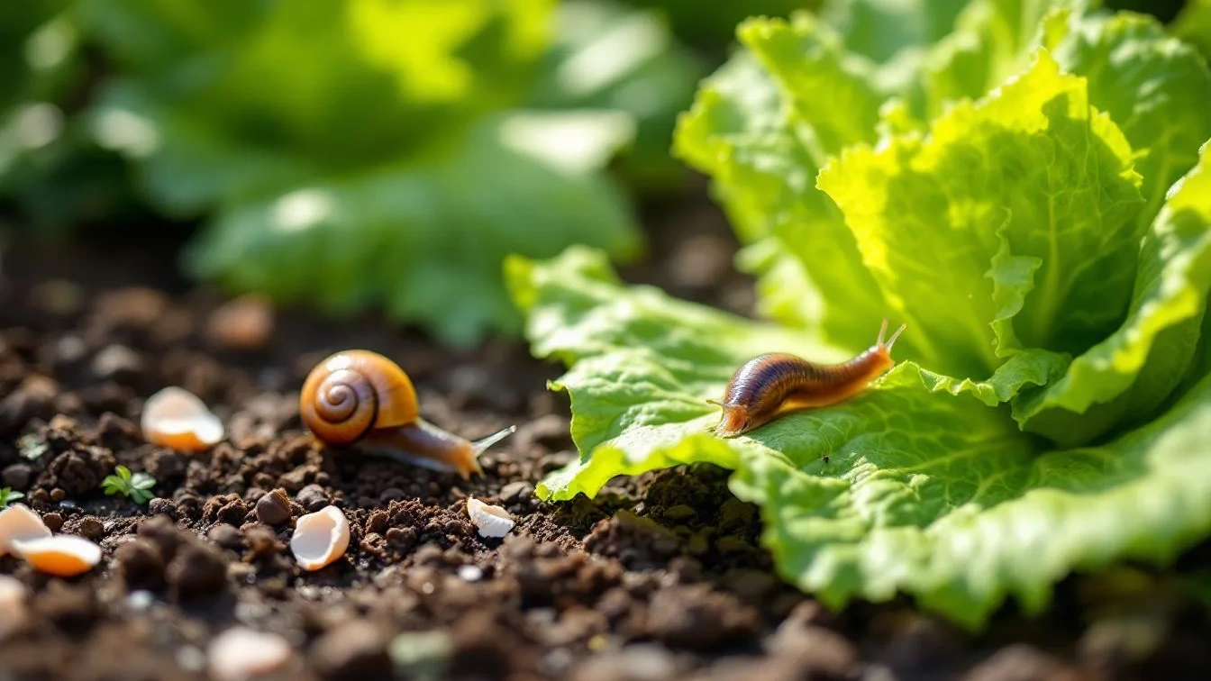 Porque os caracóis e lesmas invadem a horta e como detê-los facilmente